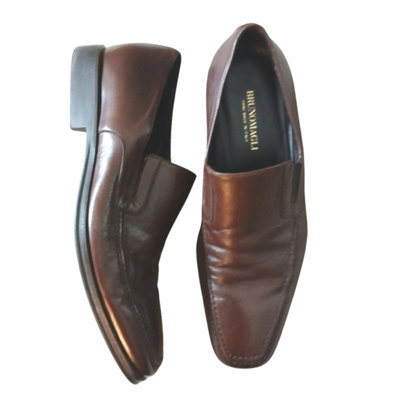 Bruno Magli Men’s Raging Dark Brown Dress Shoes size 10 - Picture 1 of 11